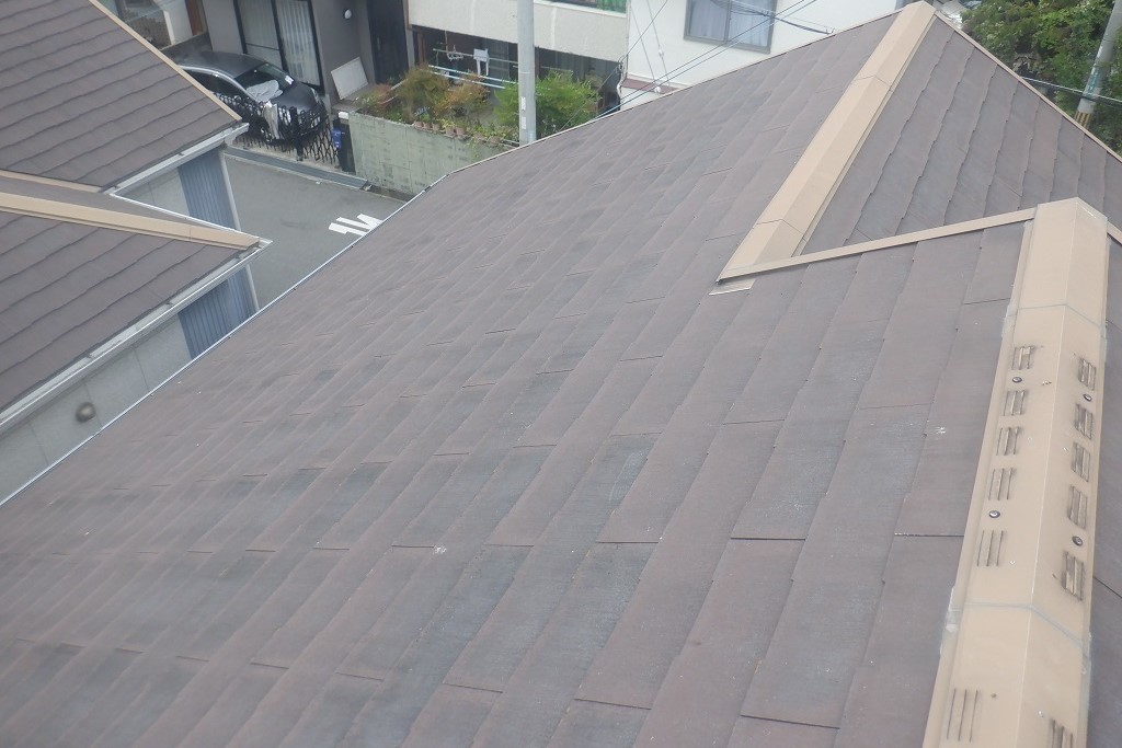 屋根塗装工事前